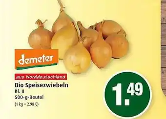 Markant Demeter Bio Speisezwiebeln Angebot