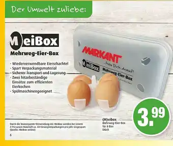 Markant Meibox Mehrweg-eier-box Angebot