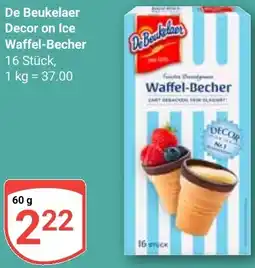 Globus De Beukelaer Decor on Ice Waffel-Becher Angebot
