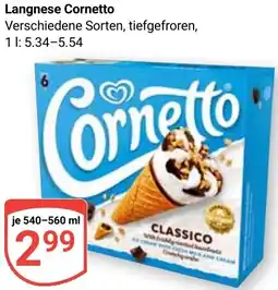 Globus Langnese Cornetto Angebot