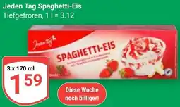 Globus Jeden Tag Spaghetti-Eis Angebot