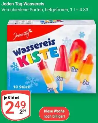 Globus Jeden Tag Wassereis Angebot