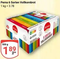 Globus Pema 6 Sorten Vollkornbrot Angebot