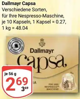 Globus Dallmayr Capsa Angebot