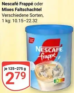 Globus Nescafé Frappé oder Mixes Faltschachtel Angebot