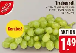 Edeka Gut & Günstig Trauben hell Angebot