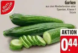 Edeka Gut & Günstig Gurken Angebot