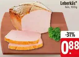 E-Center Leberkäs Angebot
