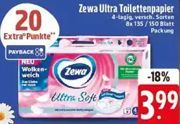 E-Center Zewa Ultra Toilettenpapier Angebot