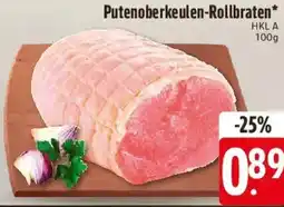 E-Center Putenoberkeulen-Rollbraten Angebot