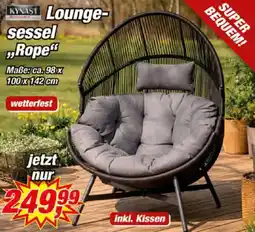Posten Börse KYNAST Loungesessel „Rope" Angebot