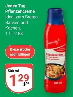 Globus Jeden Tag Pflanzencreme Angebot