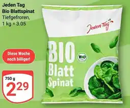 Globus Jeden Tag Bio Blattspinat Angebot