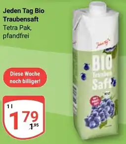 Globus Jeden Tag Bio Traubensaft Angebot