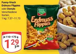 Globus Funny-frisch Erdnuss Flippies oder Donuts Angebot