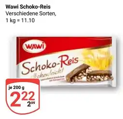 Globus Wawi Schoko-Reis Angebot