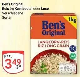 Globus Ben's Original Reis im Kochbeutel oder Lose Angebot