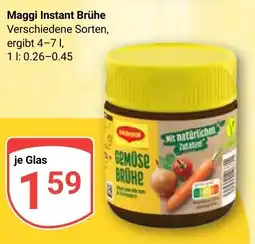 Globus Maggi Instant Brühe Angebot