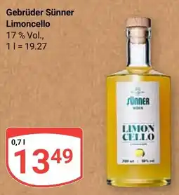 Globus Gebrüder Sünner Limoncello Angebot