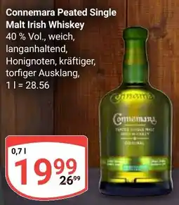 Globus Connemara Peated Single Malt Irish Whiskey Angebot