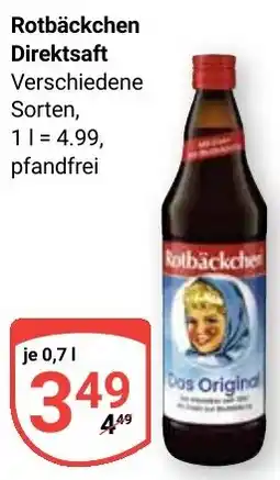 Globus Rotbäckchen Direktsaft Angebot