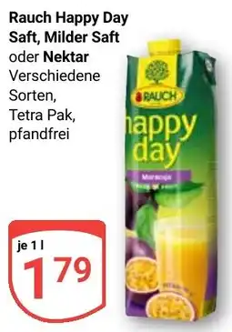 Globus Rauch Happy Day Saft, Milder Saft oder Nektar Angebot