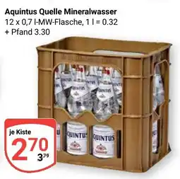 Globus Aquintus Quelle Mineralwasser Angebot