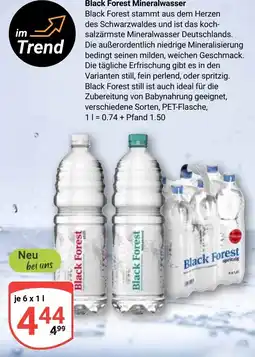 Globus Black Forest Mineralwasser Angebot