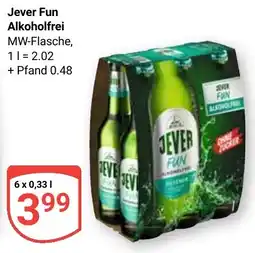 Globus Jever Fun Alkoholfrei Angebot