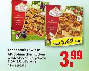 Markant Coppenrath & Wiese Alt-böhmischer Kuchen Angebot