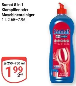 Globus Somat 5 in 1 Klarspüler oder Maschinenreiniger Angebot