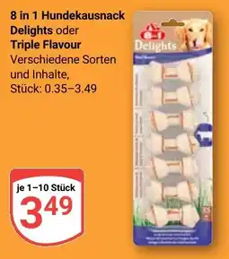 Globus 8 in 1 Hundekausnack Delights oder Triple Flavour Angebot