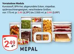Globus MEPAL Vorratsdose Modula Angebot