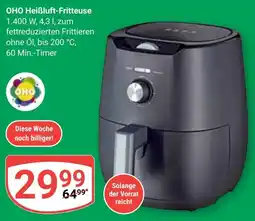 Globus OHO Heißluft-Fritteuse Angebot