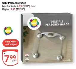 Globus OHO Personenwaage Angebot
