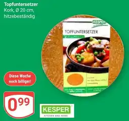Globus KESPER Topfuntersetzer Angebot