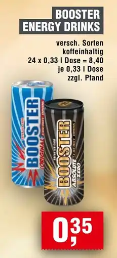 Handelshof Booster energy drinks Angebot