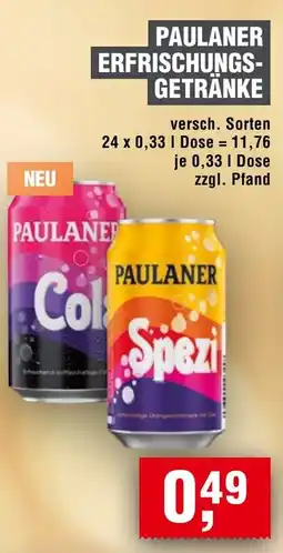 Handelshof Paulaner erfrischungs getränke Angebot