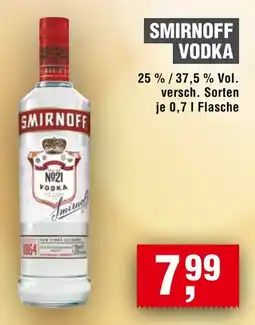 Handelshof Smirnoff vodka Angebot