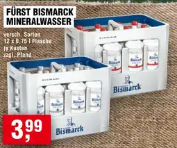 Handelshof FÜRST BISMARCK MINERALWASSER Angebot