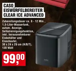 Handelshof Caso eiswürfelbereiter clear ice advanced Angebot