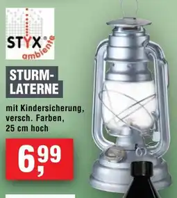 Handelshof STYX sturm laterne Angebot