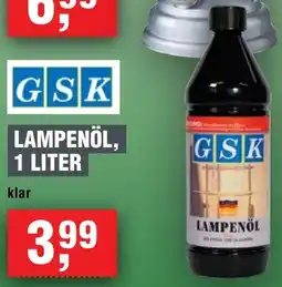 Handelshof GSK Lampenöl, 1 liter Angebot