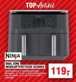 Handelshof NINJA Dual zone heissluftfritteuse DZ300EU Angebot