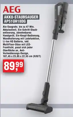 Handelshof AEG akku-staubsauger AP51UH18DG Angebot