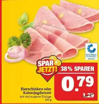 Marktkauf Bierschinken Oder Kaiserjagdwurst Angebot