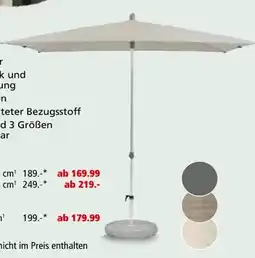 Segmüller Glatz Marktschirm Alu-Smart Angebot