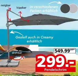 Segmüller Pendelschirm Ravenna Angebot