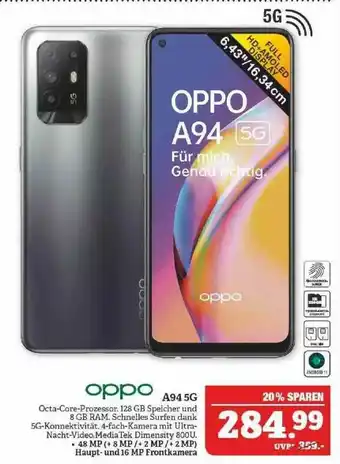 Marktkauf Oppo A94 5g Angebot