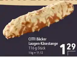 CITTI Markt CITTI Bäcker Laugen-Käsestange Angebot